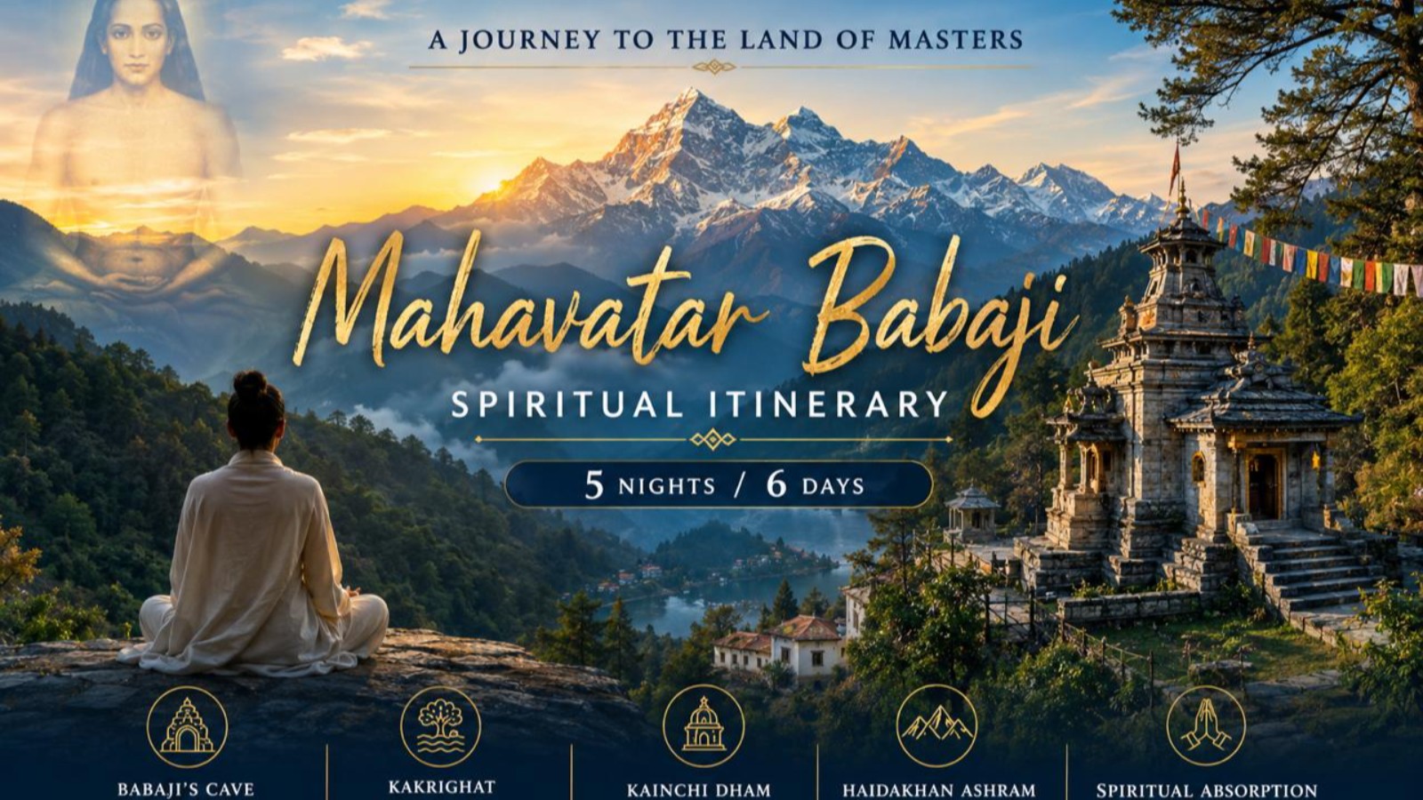 🗺️ Spiritual Yatra: 6 Days & 5 Nights Itinerary