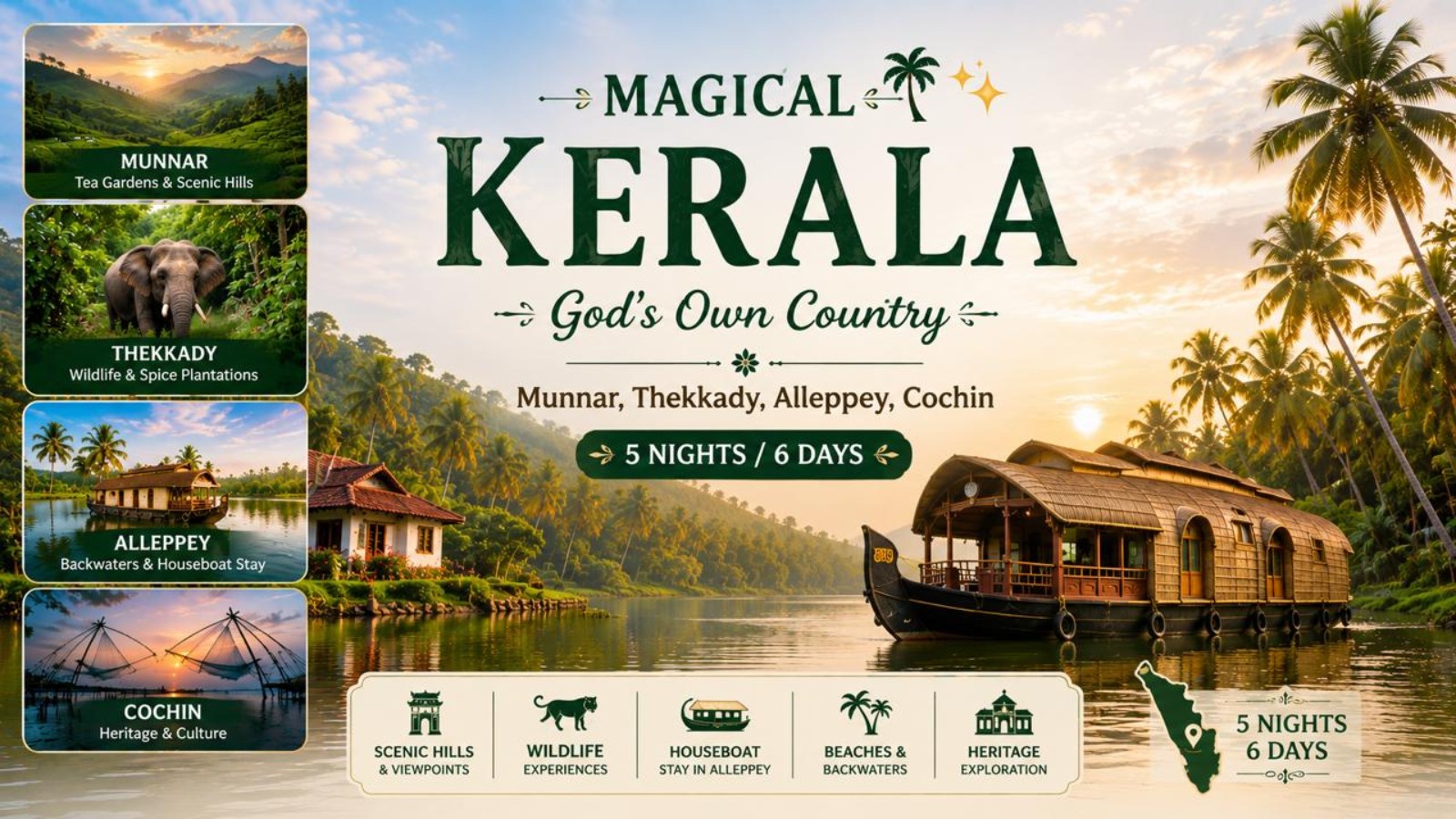 Magical Kerala 🌴✨