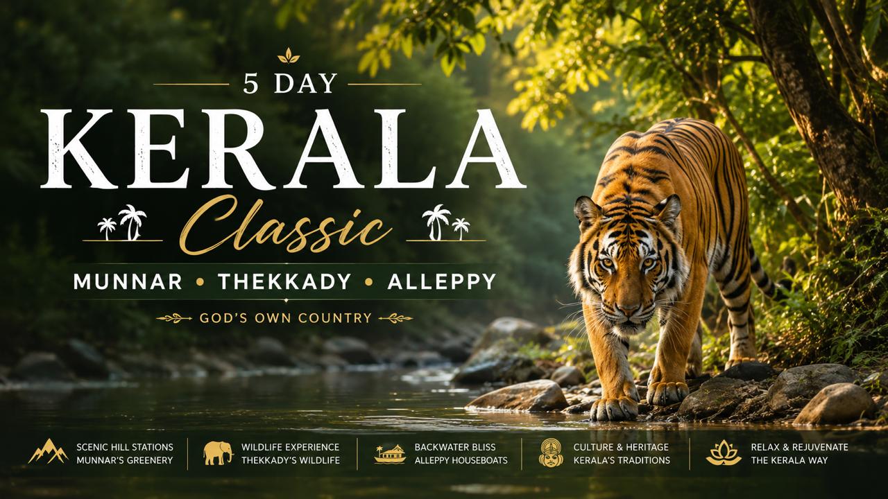 Kerala Backwaters & Hills Delight